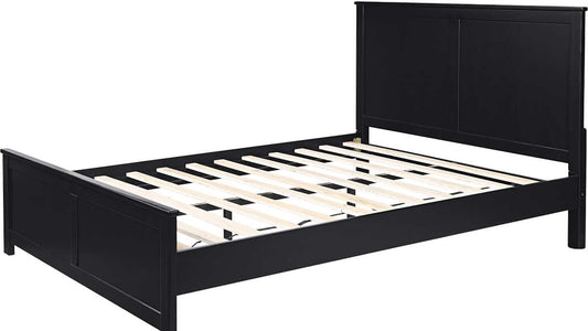 Winston Platform Bed in Black