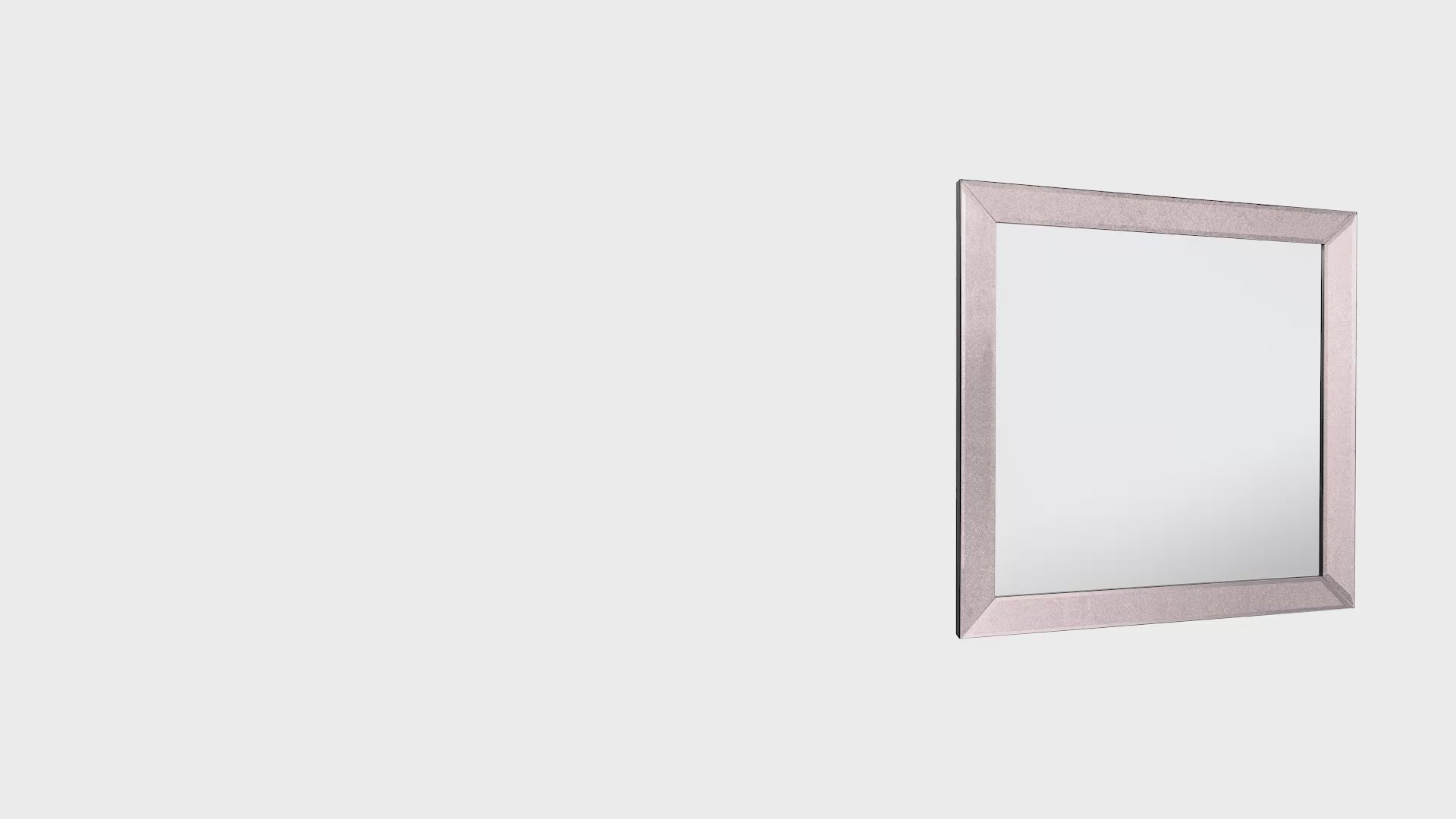 Bristol Square Classic Textured Frame Mirror