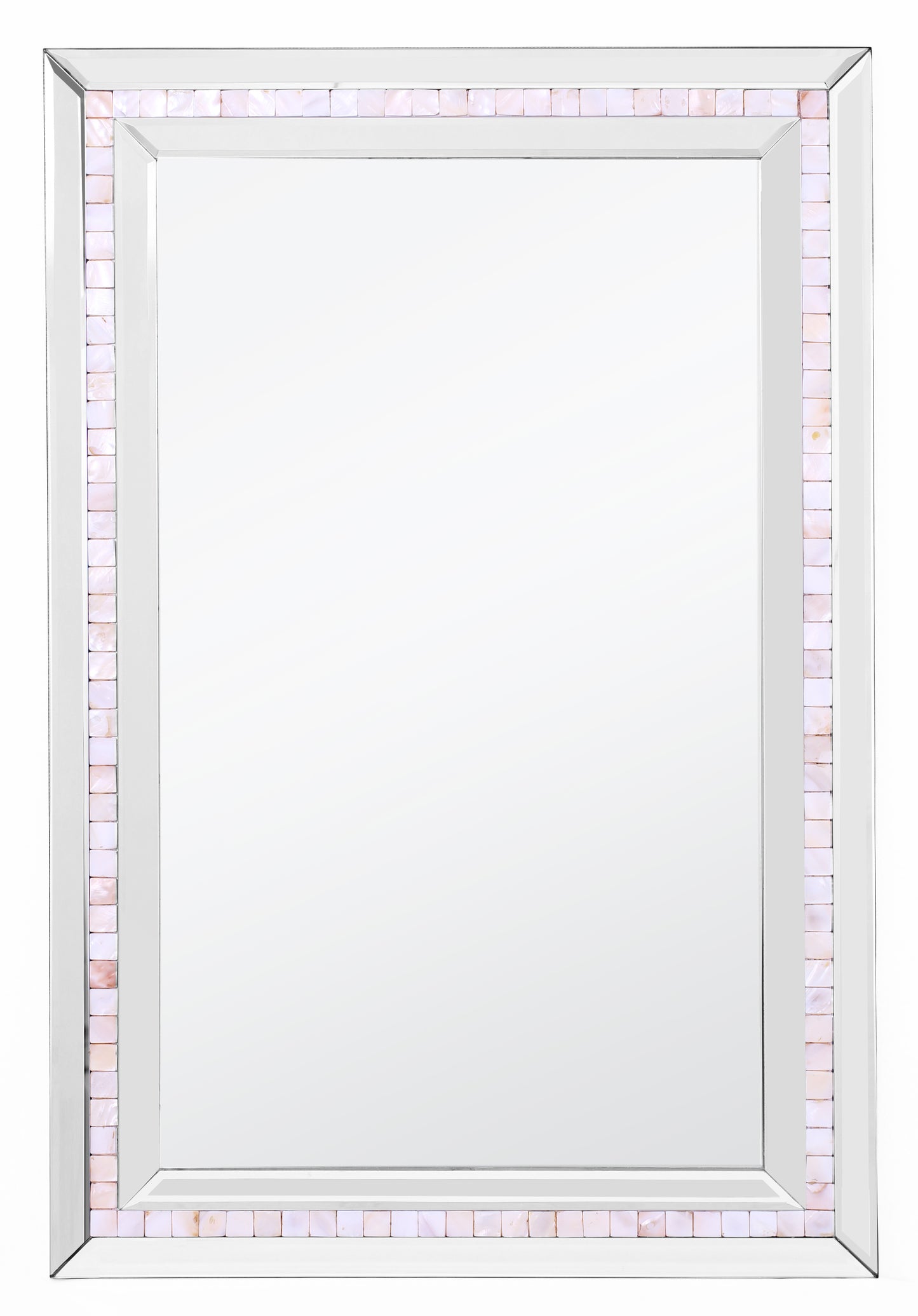 Mosaic Tiled Beveled Bathroom/Vanity Mirror