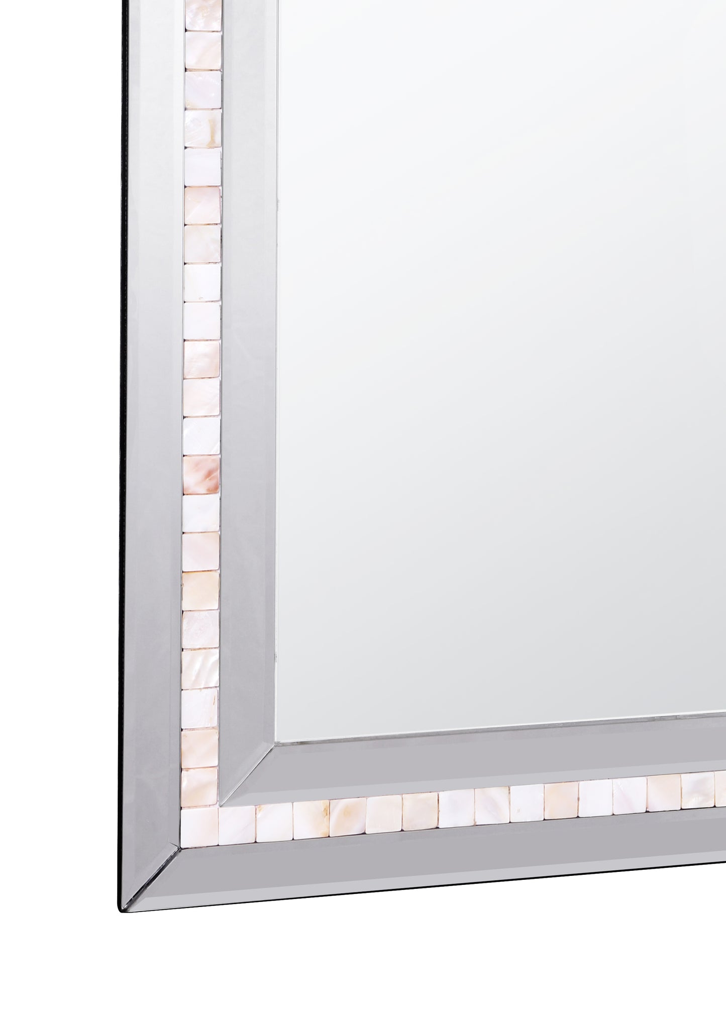Mosaic Tiled Beveled Bathroom/Vanity Mirror
