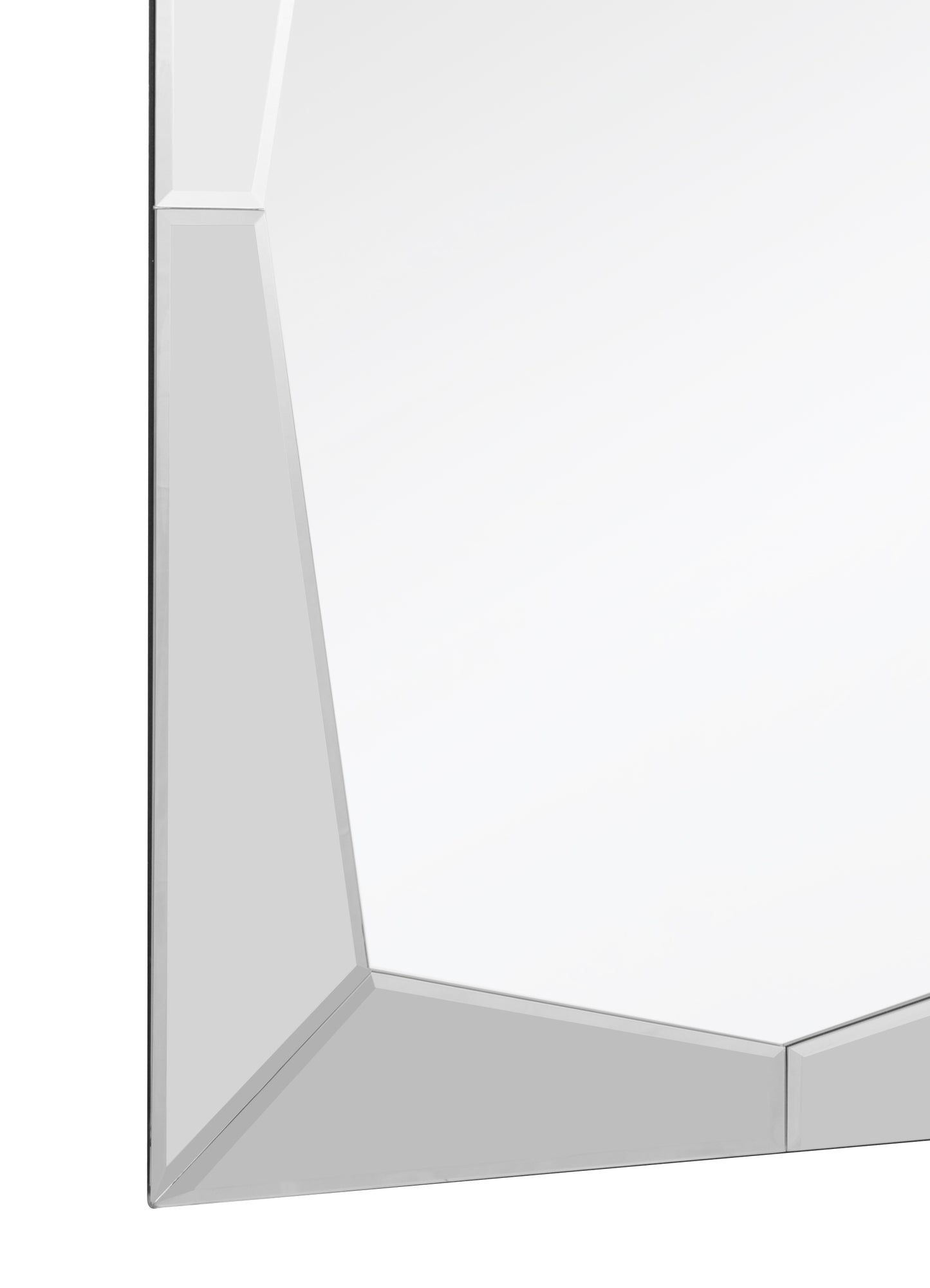 Queen Etched Beveled Bathroom/Vanity Mirror