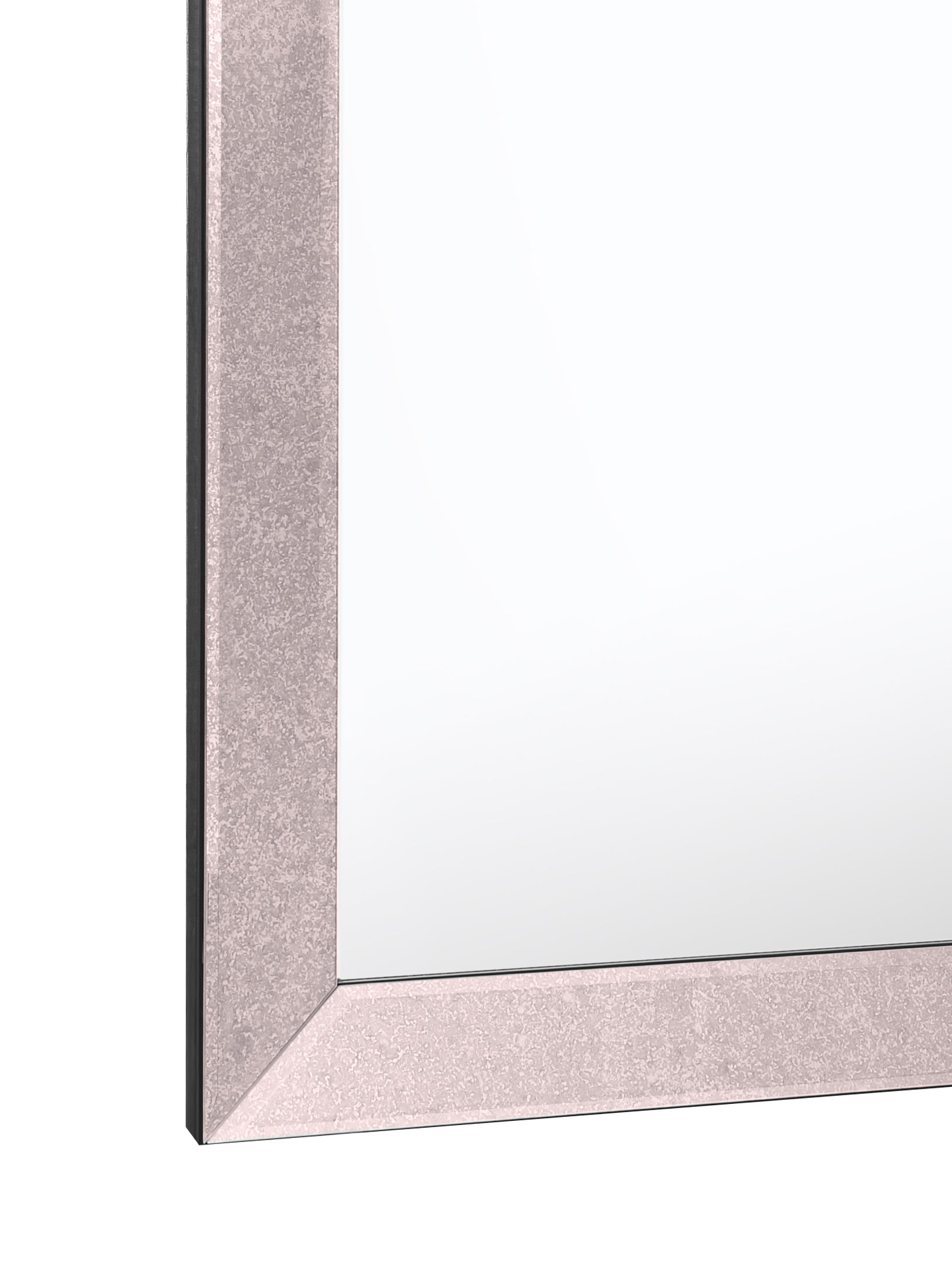 Bristol Square Classic Textured Frame Mirror