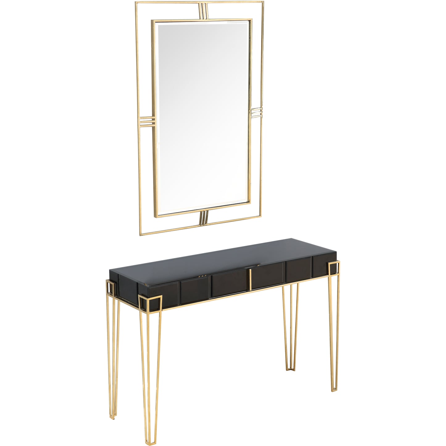 Daria Wall Mirror and Console