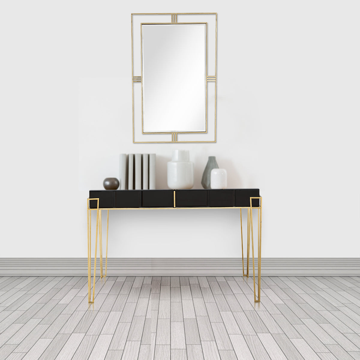 Daria Wall Mirror and Console