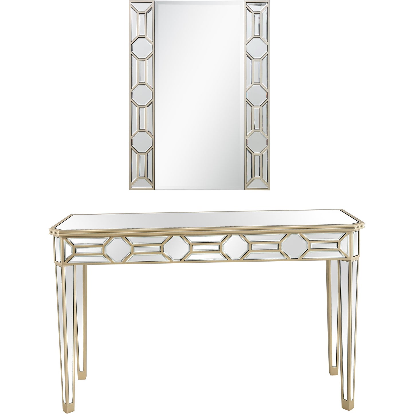 Lilian Wall Mirror and Console Table