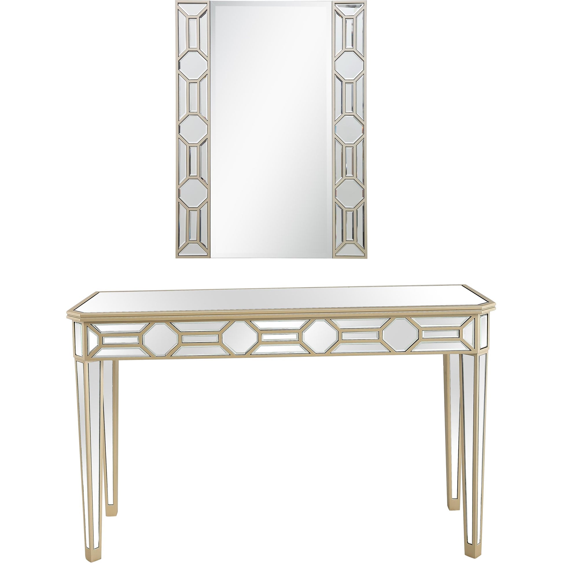 Lilian Wall Mirror and Console Table