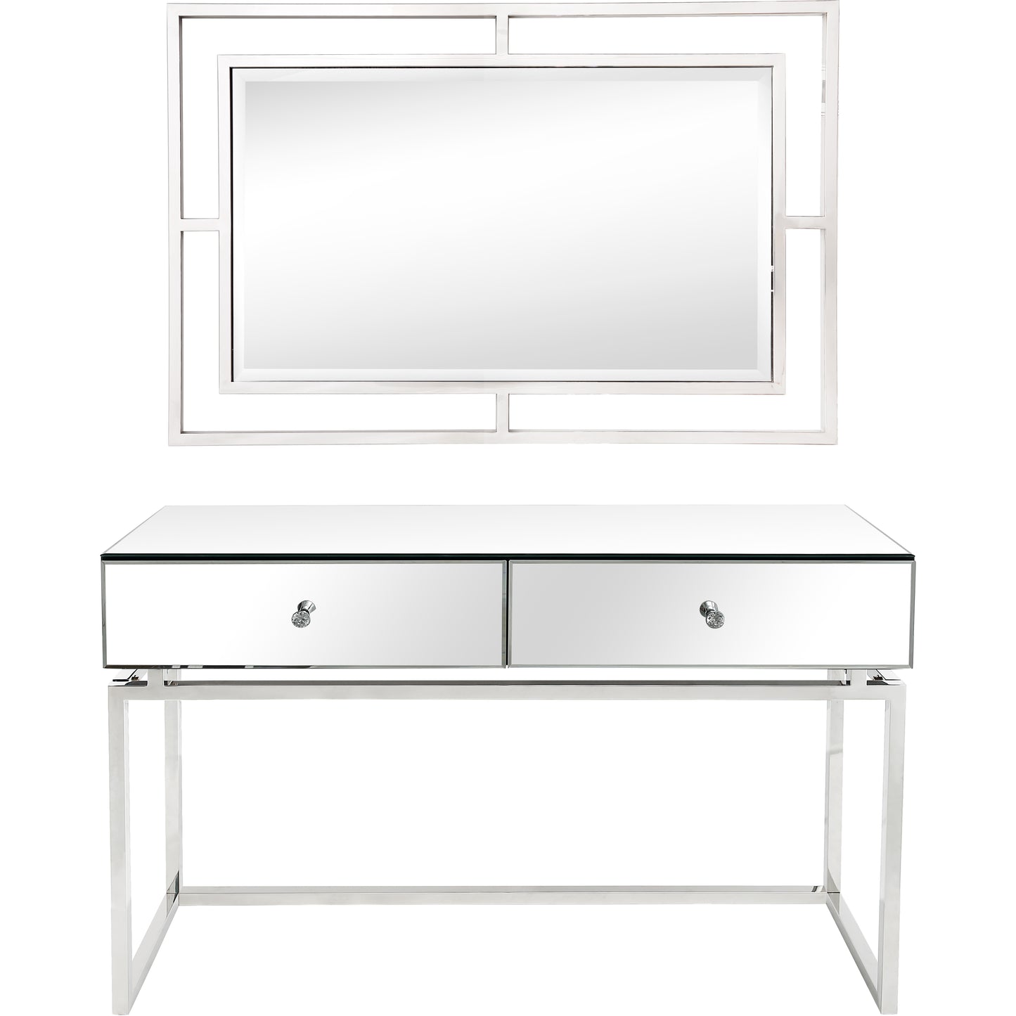 Addison Wall Mirror and Console Table