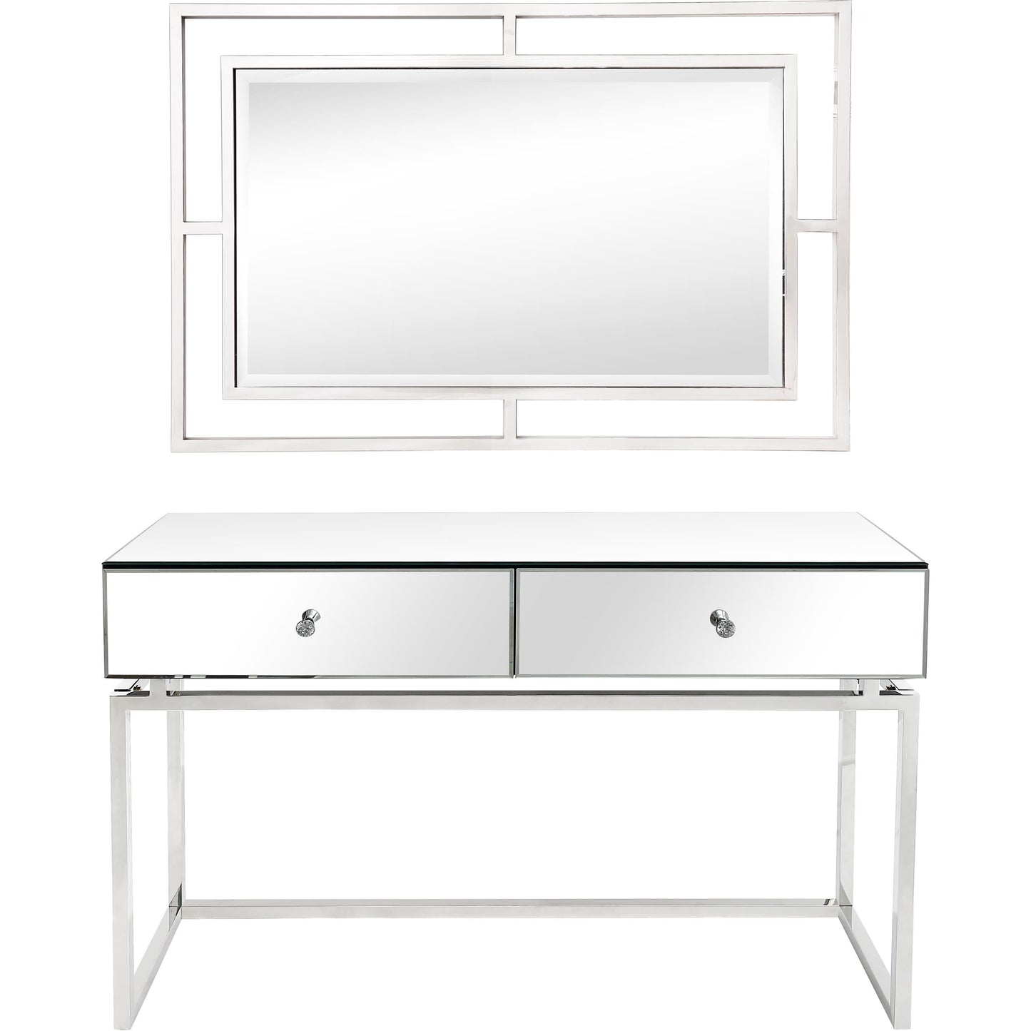 Addison Wall Mirror and Console Table