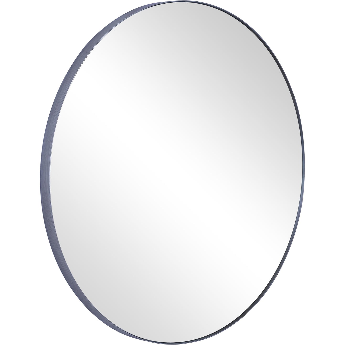 Round Metal Frame Mirror