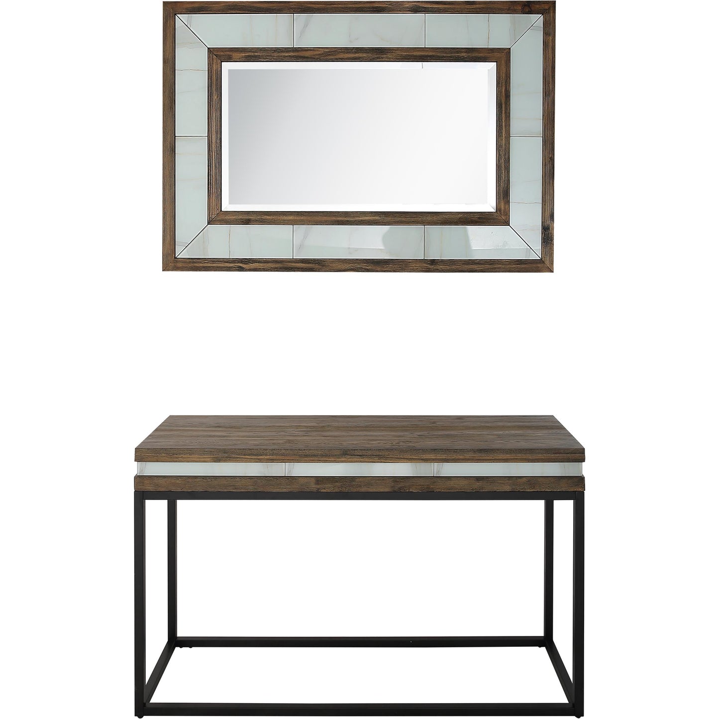 Bailey Wall Mirror and Console Table