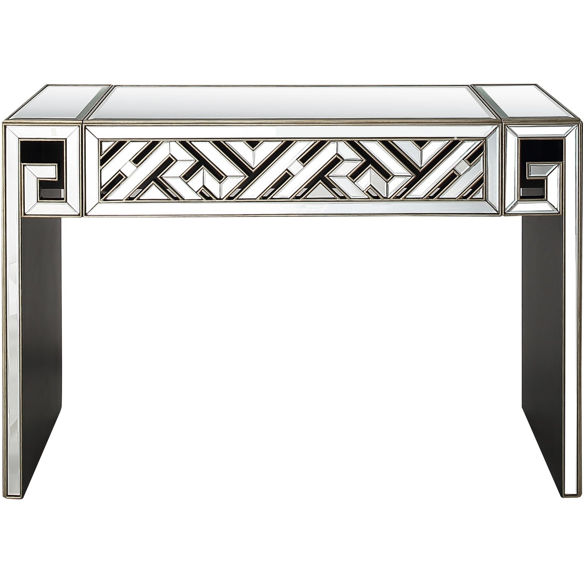 Becket Wall Mirror and Console Table