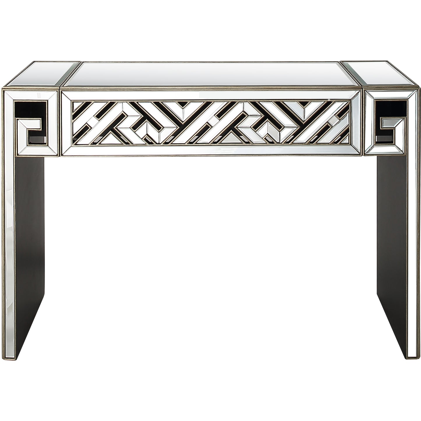 Becket Wall Mirror and Console Table
