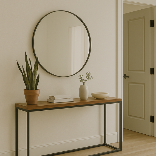 Modern Entryway Ideas with Console & Mirror Sets | Camden Isle