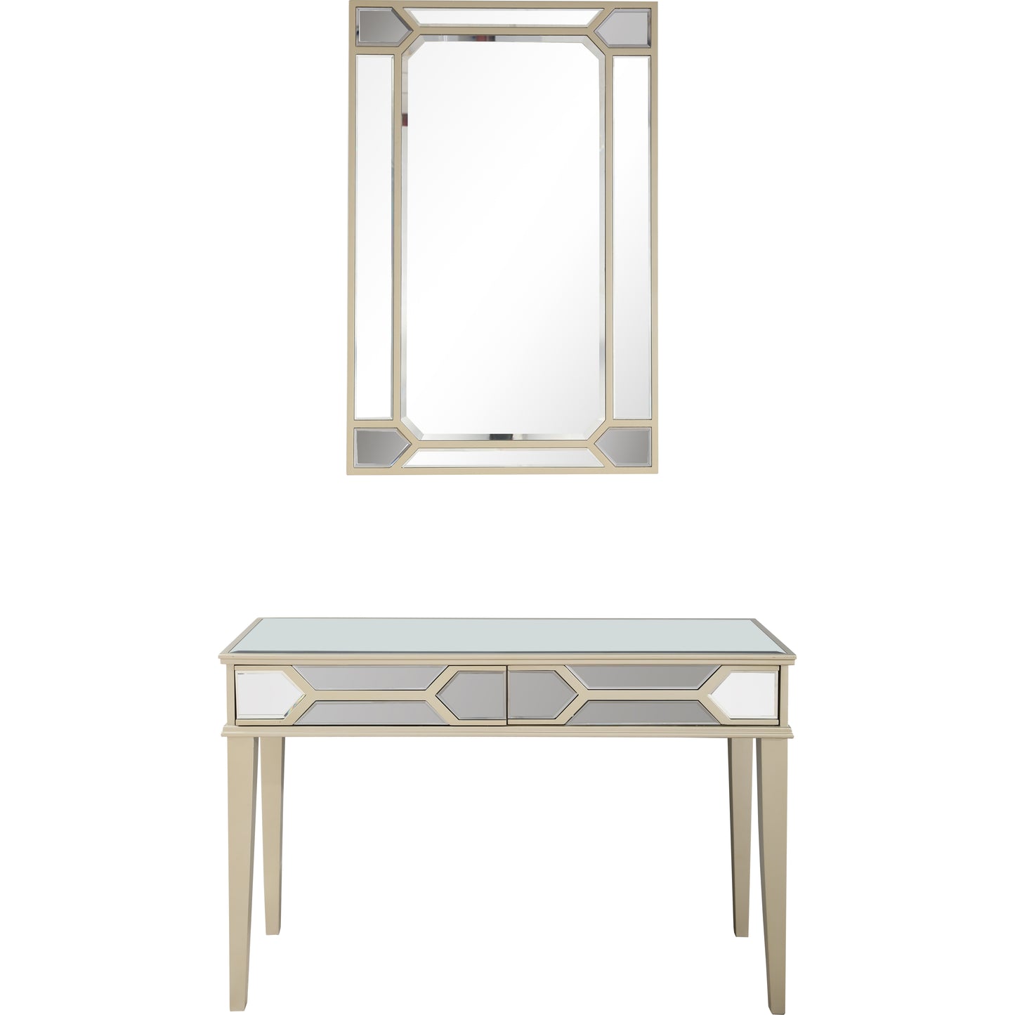 Keeley Wall Mirror and Console