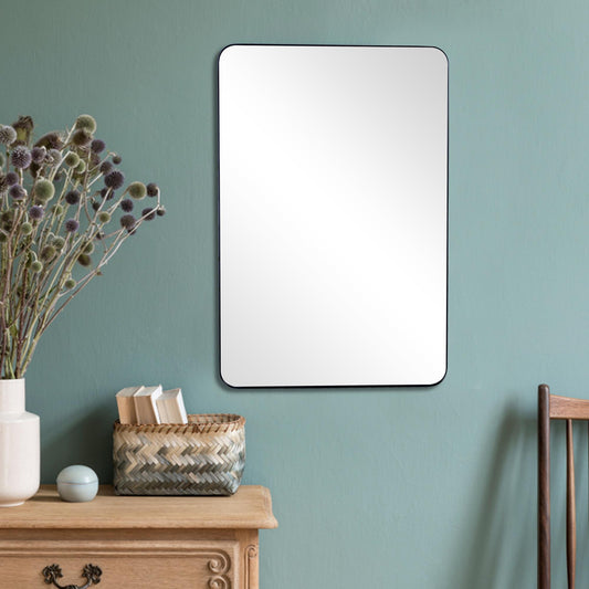 Rectangular Metal Frame Mirror