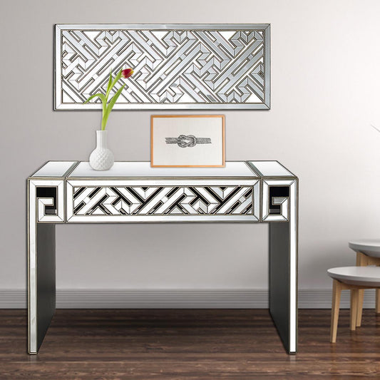Becket Wall Mirror and Console Table
